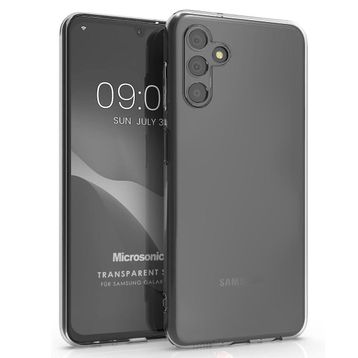 Microsonic Samsung Galaxy A34 Transparent Soft Beyaz Kılıf