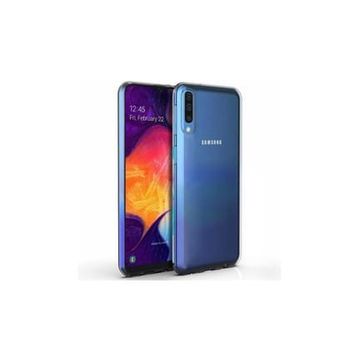 Microsonic Samsung Galaxy A50 Transparent Soft Beyaz Kılıf
