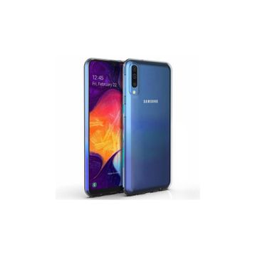 Microsonic Samsung Galaxy A50 Transparent Soft Beyaz Kılıf