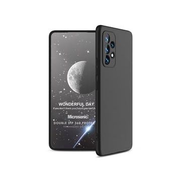 Microsonic Samsung Galaxy A53 5G Double Dip 360 Protective Siyah Kılıf