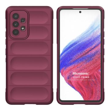 Microsonic Samsung Galaxy A53 5G Oslo Prime Bordo Cep Telefonu Kılıf