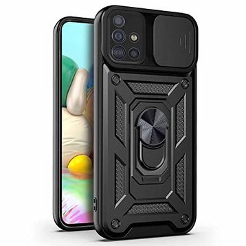 Microsonic Samsung Galaxy A71 Kılıf Impact Resistant Siyah Kılıf