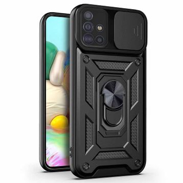 Microsonic Samsung Galaxy A71 Kılıf Impact Resistant Siyah Kılıf