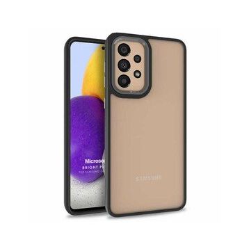 Microsonic Samsung Galaxy A72 Bright Planet Siyah Kılıf