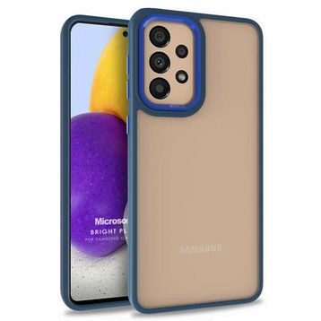 Microsonic Samsung Galaxy A73 5G Bright Planet Lacivert Kılıf