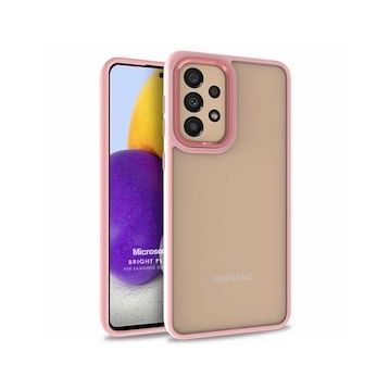 Microsonic Samsung Galaxy A73 5G Bright Planet Rose Gold Cep Telefonu Kılıf