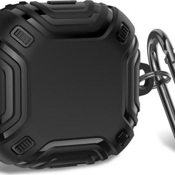 Microsonic Samsung Galaxy Buds 2 Military Darbe Emici Askılık Siyah Kılıf