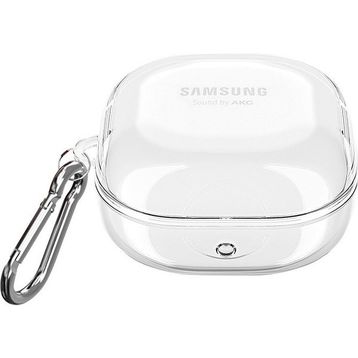 Microsonic Samsung Galaxy Buds Live Askı Aparatlı Tranparan Silikon Şeffaf Kılıf
