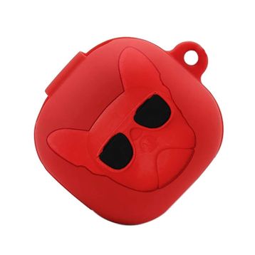 Microsonic Samsung Galaxy Buds Pro French Bulldog Kırmızı Kılıf