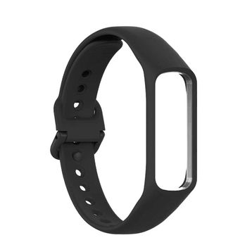 Microsonic Samsung Galaxy Fit 2 Silikon Siyah Kordon