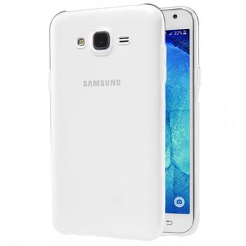 Microsonic Samsung Galaxy J2 Transparent Soft Beyaz Kılıf