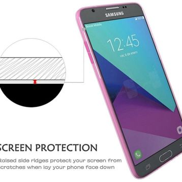 Microsonic Samsung Galaxy J5 Pro Transparent Soft Beyaz Kılıf