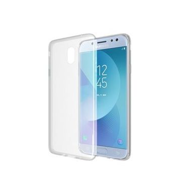 Microsonic Samsung Galaxy J7 Pro Transparent Soft Beyaz Cep Telefonu Kılıfı