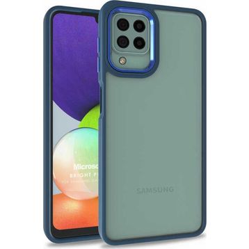 Microsonic Samsung Galaxy M12 Bright Planet Lacivert Kılıf