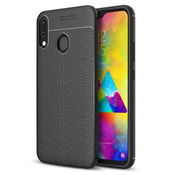 Microsonic Samsung Galaxy M20 Skyfall Transparent Clear Kırmızı Kılıf