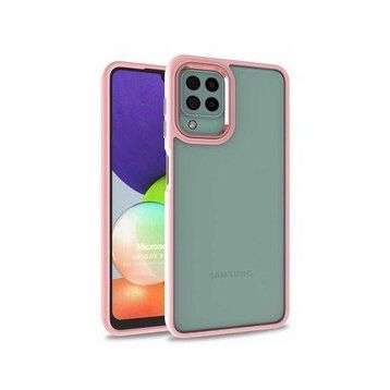 Microsonic Samsung Galaxy M22 Bright Planet Rose Gold Cep Telefonu Kılıfı