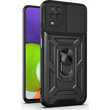 Microsonic Samsung Galaxy M22 Impact Resistant Siyah Kılıf