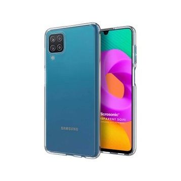 Microsonic Samsung Galaxy M22 Transparent Soft Beyaz Cep Telefonu Kılıfı