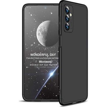 Microsonic Samsung Galaxy M23 Double Dip 360 Protective Siyah Kılıf