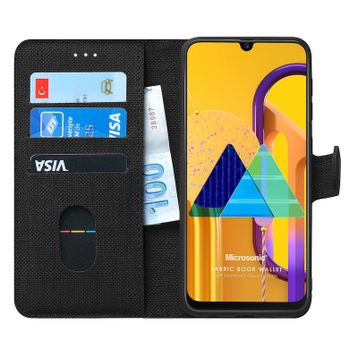 Microsonic Samsung Galaxy M30 Room Siyah Silikon Kılıf