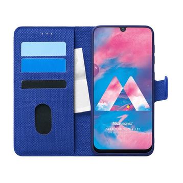 Microsonic Samsung Galaxy M30 Skyfall Transparent Clear Kırmızı Kılıf