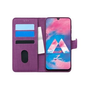 Microsonic Samsung Galaxy M30 Skyfall Transparent Clear Kırmızı Kılıf