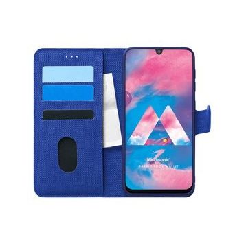 Microsonic Samsung Galaxy M30 Skyfall Transparent Clear Kırmızı Kılıf
