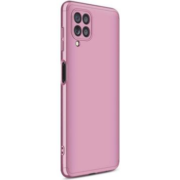 Microsonic Samsung Galaxy M32 4G Double Dip 360 Protective Rose Gold Kılıf