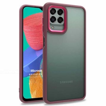 Microsonic Samsung Galaxy M33 Bright Planet Kırmızı Kılıf