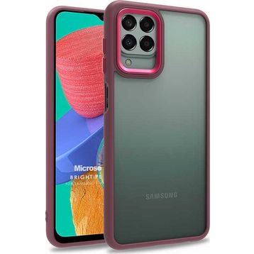 Microsonic Samsung Galaxy M33 Bright Planet Kırmızı Kılıf