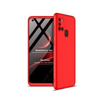 Microsonic Samsung Galaxy M51 Double Dip 360 Protective Kırmızı Kılıf