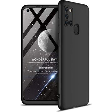 Microsonic Samsung Galaxy M51 Double Dip 360 Protective Siyah Kılıf