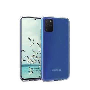 Microsonic Samsung Galaxy S10 Transparent Soft Beyaz Kılıf