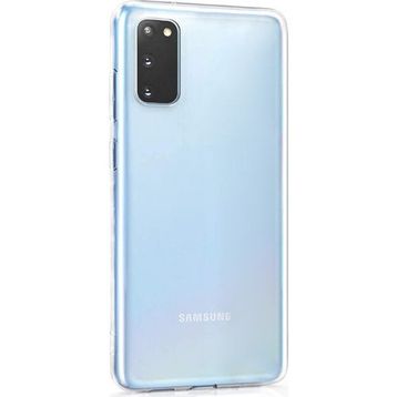 Microsonic Samsung Galaxy S20 Transparent Soft Beyaz Şeffaf Kılıf