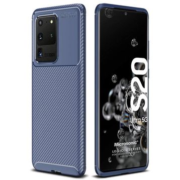 Microsonic Samsung Galaxy S20 Ultra Legion Series Lacivert Cep Telefonu Kılıfı