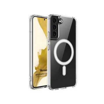 Microsonic Samsung Galaxy S22 Mag Safe Clear Soft Şeffaf Kılıf