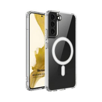 Microsonic Samsung Galaxy S22 Mag Safe Clear Soft Şeffaf Kılıf