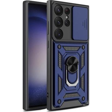 Microsonic Samsung Galaxy S23 Ultra Impact Resistant Lacivert Cep Telefonu Kılıfı