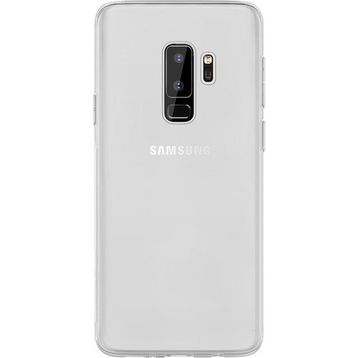 Microsonic Samsung Galaxy S9 Plus Transparent Soft Beyaz Kılıf