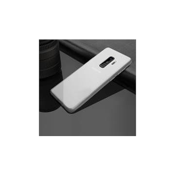 Microsonic Samsung Galaxy S9 Plus Transparent Soft Beyaz Kılıf