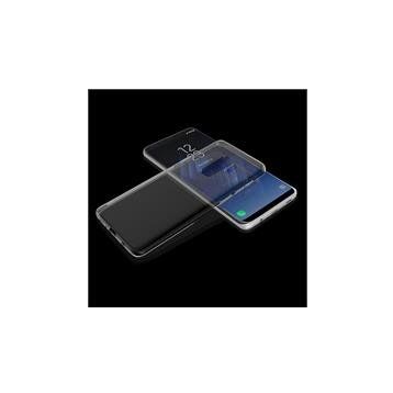 Microsonic Samsung Galaxy S9 Plus Transparent Soft Beyaz Kılıf