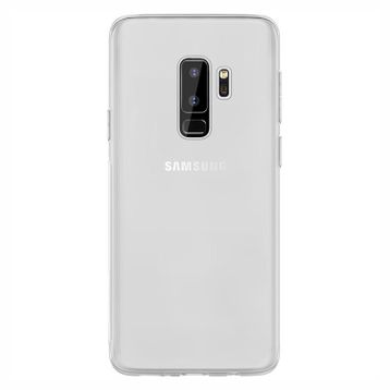 Microsonic Samsung Galaxy S9 Plus Transparent Soft Beyaz Kılıf
