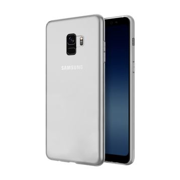 Microsonic Samsung Galaxy S9 Transparent Soft Beyaz Kılıf