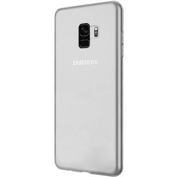 Microsonic Samsung Galaxy S9 Transparent Soft Beyaz Kılıf