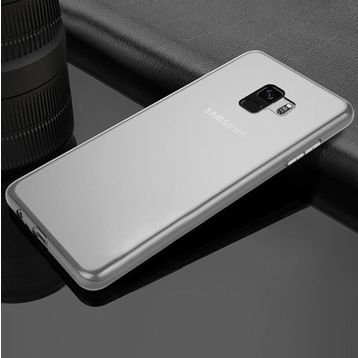 Microsonic Samsung Galaxy S9 Transparent Soft Beyaz Kılıf