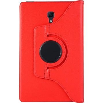Microsonic Samsung Galaxy Tab A 10.5'' T590 360 Rotating Stand Deri Kırmızı Kılıf