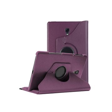 Microsonic Samsung Galaxy Tab A 10.5'' T590 360 Rotating Stand Deri Mor Kılıf