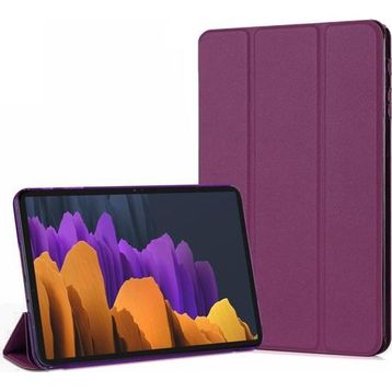Microsonic Samsung Galaxy Tab S7 Plus T970 Slim Translucent Back Smart Cover Mor Kılıf