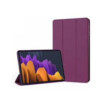 Microsonic Samsung Galaxy Tab S7 Plus T970 Slim Translucent Back Smart Cover Mor Kılıf