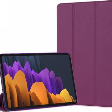 Microsonic Samsung Galaxy Tab S7 Plus T970 Slim Translucent Back Smart Cover Mor Kılıf